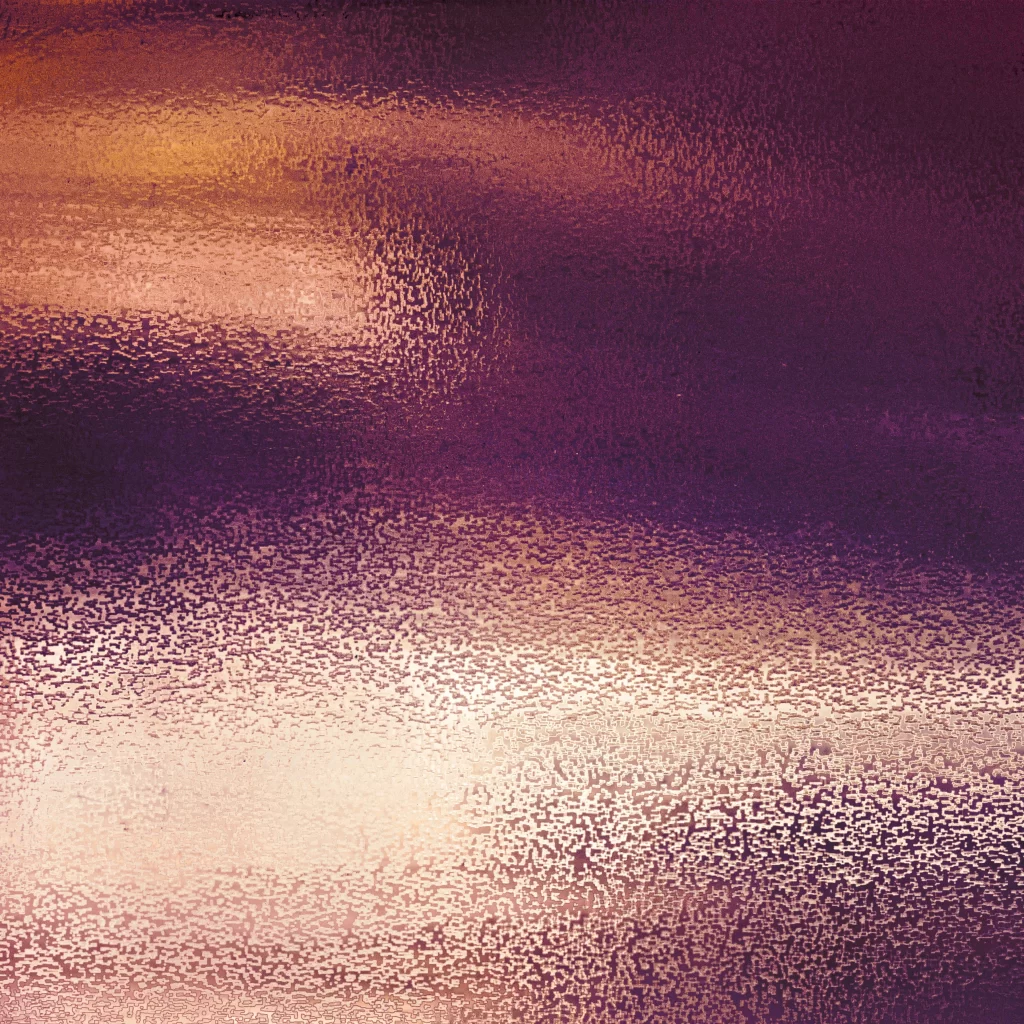 Brushed Copper Oxidized Purple-Brown Granular Texture
