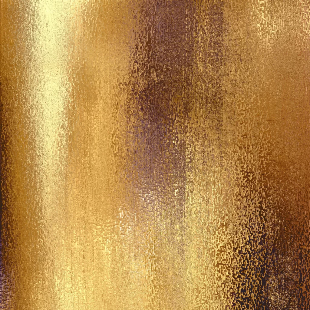 Brushed Gold Textured Metallic Surface Finish