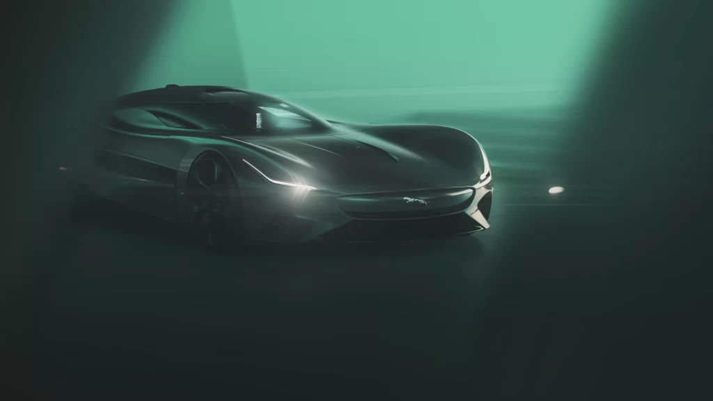 car futuristic sleek design technology concept