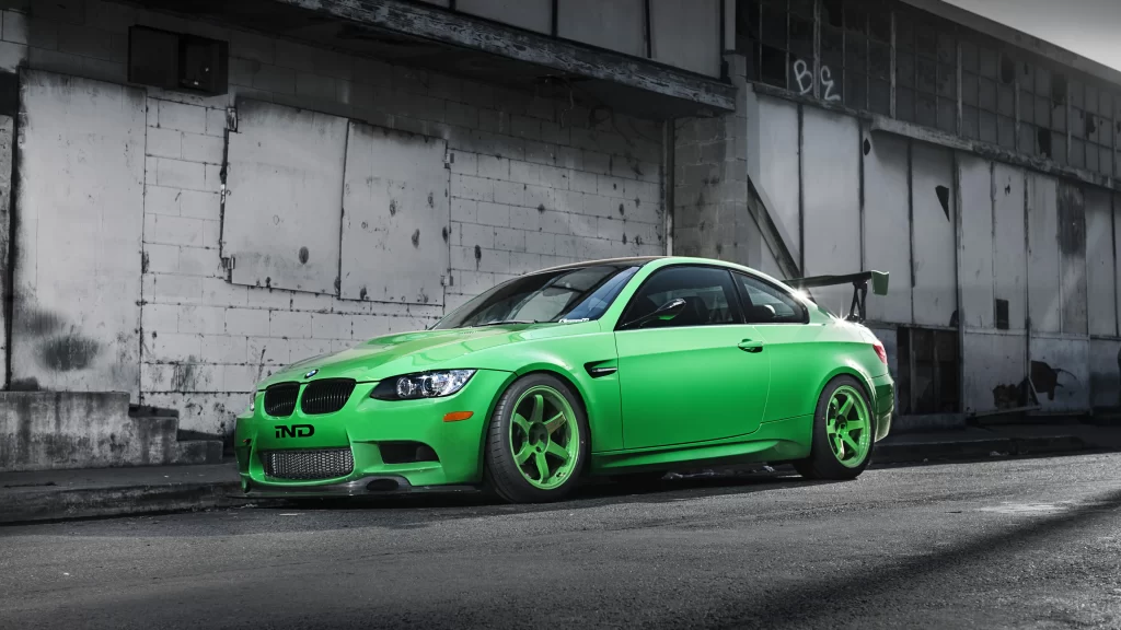 car green urban street building graffiti