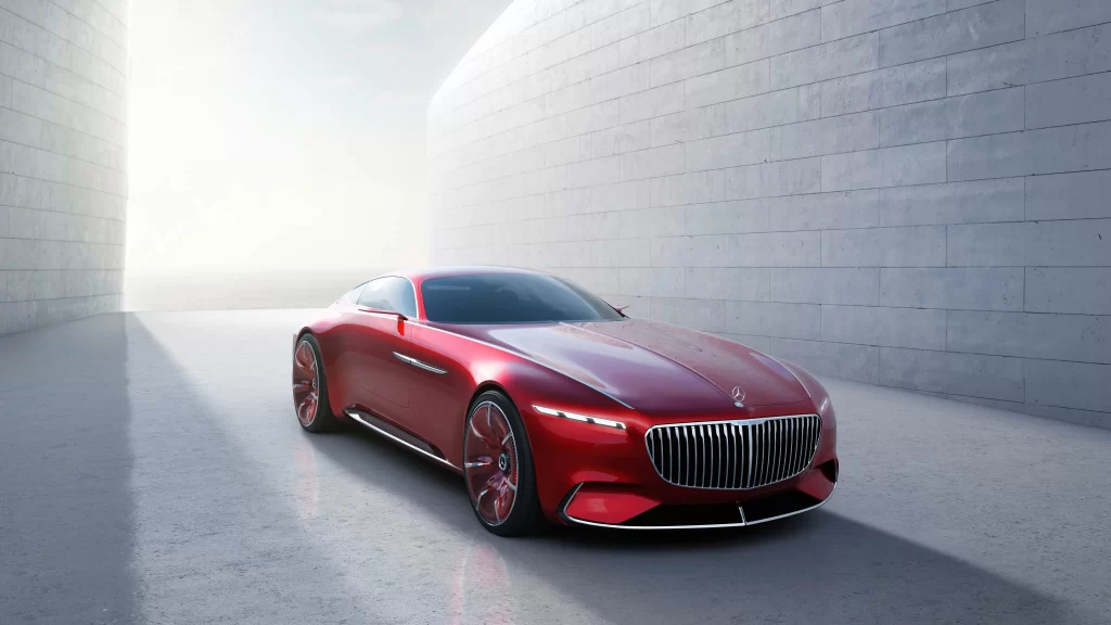 car red luxury modern design sleek
