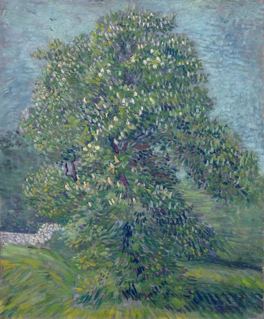 Chestnut Tree in Blossom Van Gogh