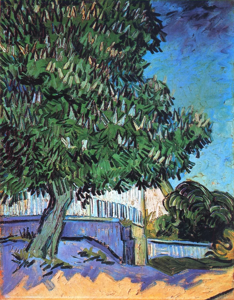 Chestnut Trees in Bloom Van Gogh