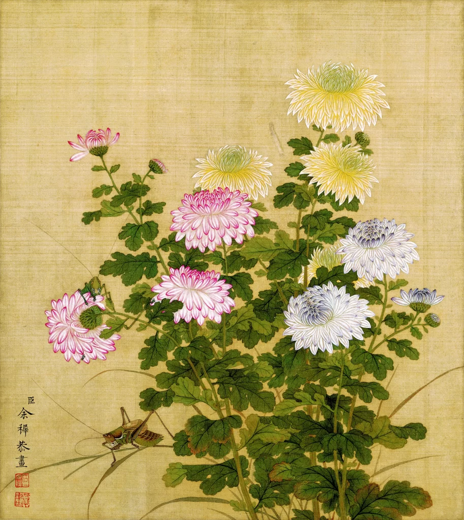 Chrysanthemum Grasshopper Yu Zhi