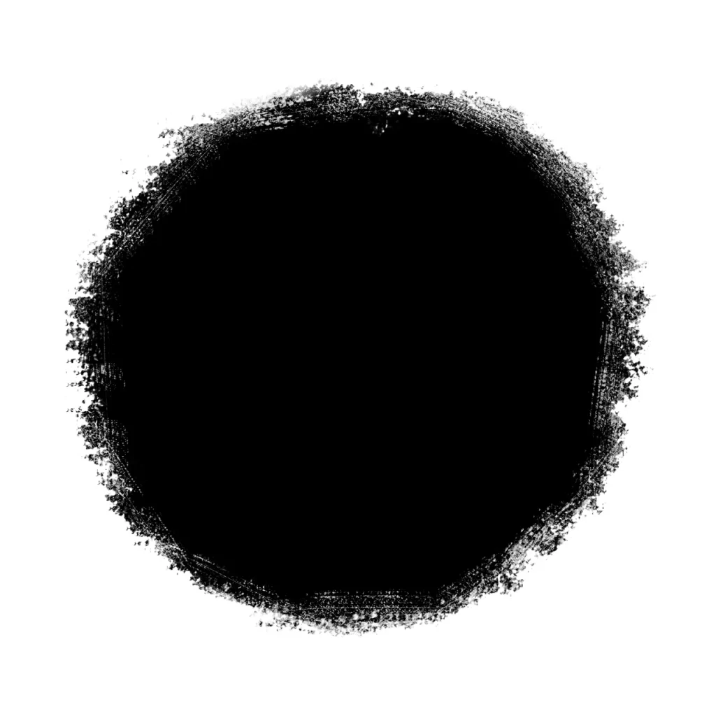Circle black white abstract textured