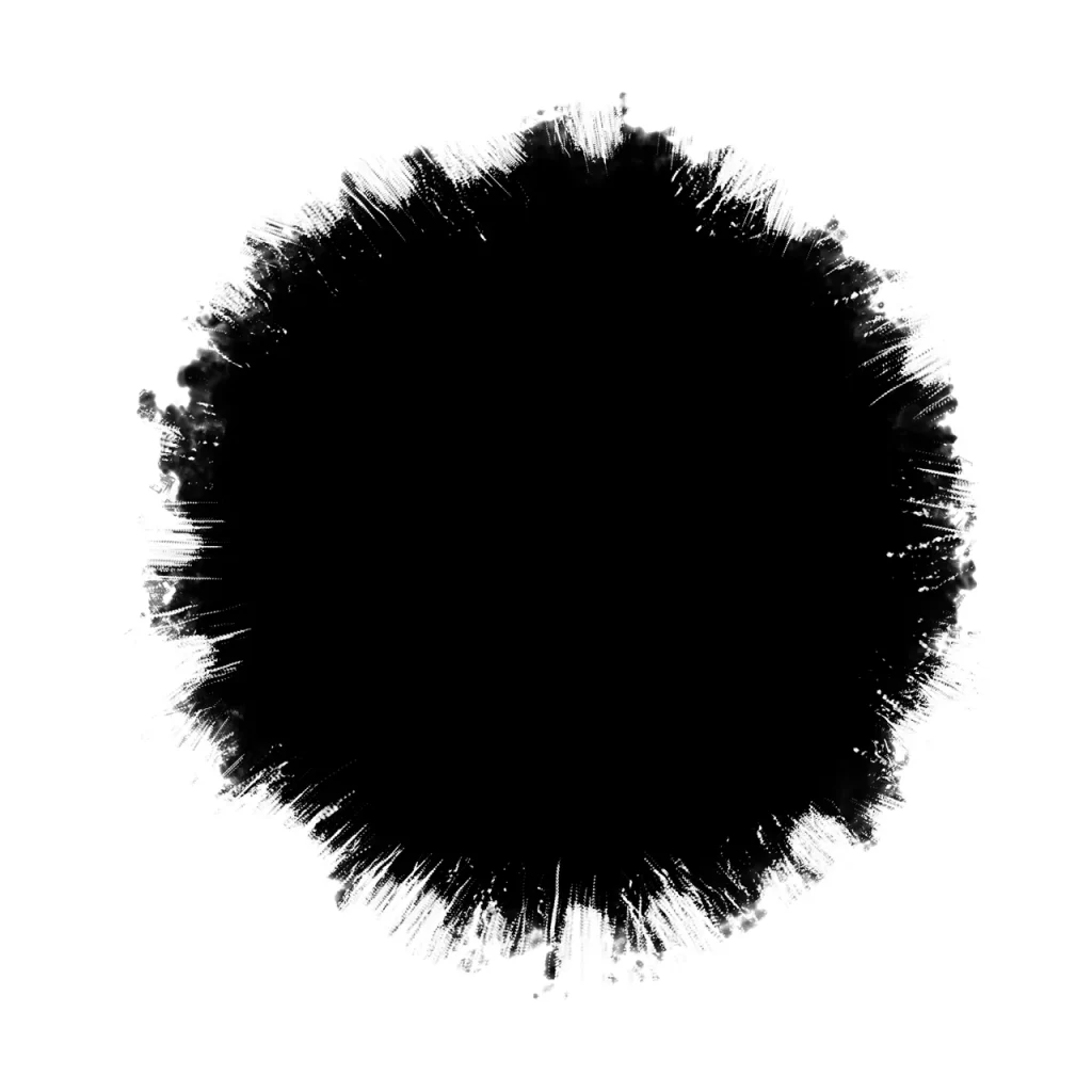 Circular Ink Wash Gradient Dark Center Light Edge