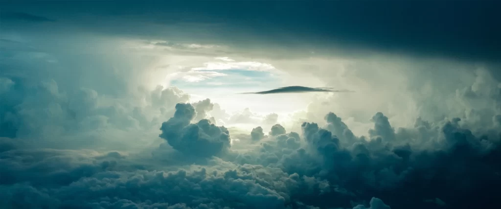Clouds Sky Sunlight Dramatic Serene Nature