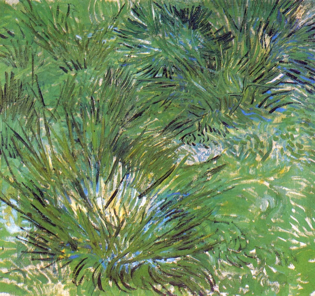 Clumps of Grass Van Gogh