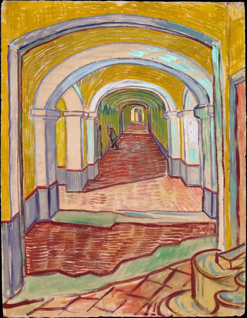 Corridor in Saint-Paul Hospital Van Gogh