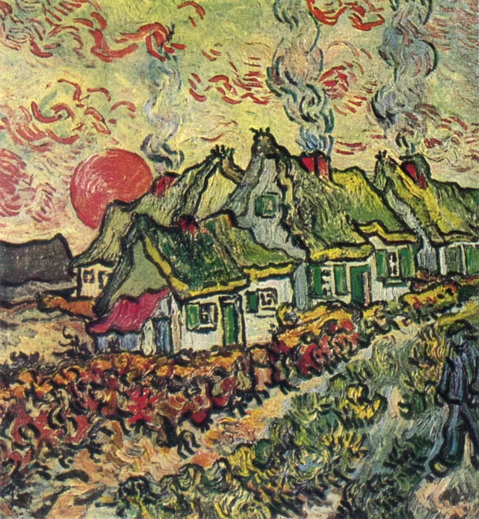 Cottages Reminiscence of the North Van Gogh