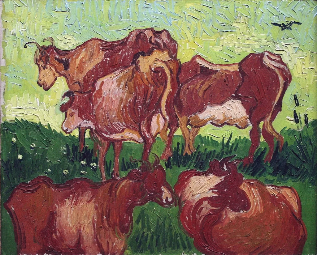 Cows Van Gogh