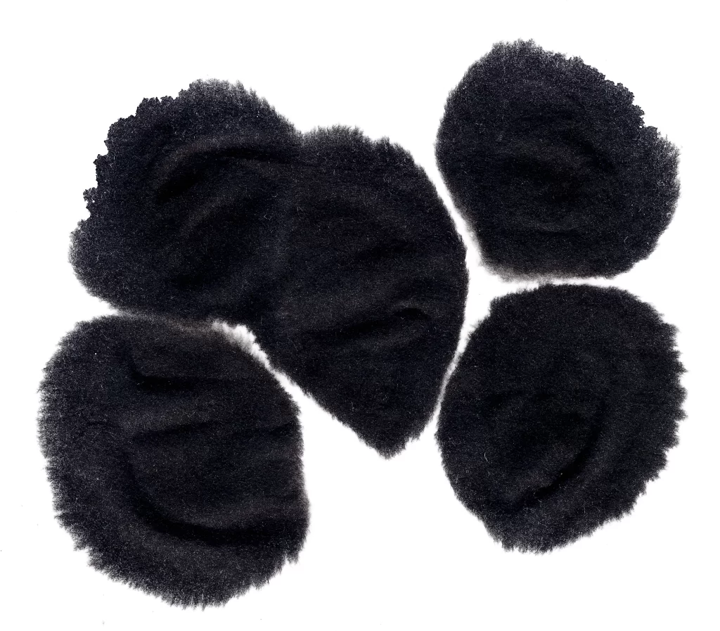 Dark Black Texture Organic Shapes Soft Flowing
