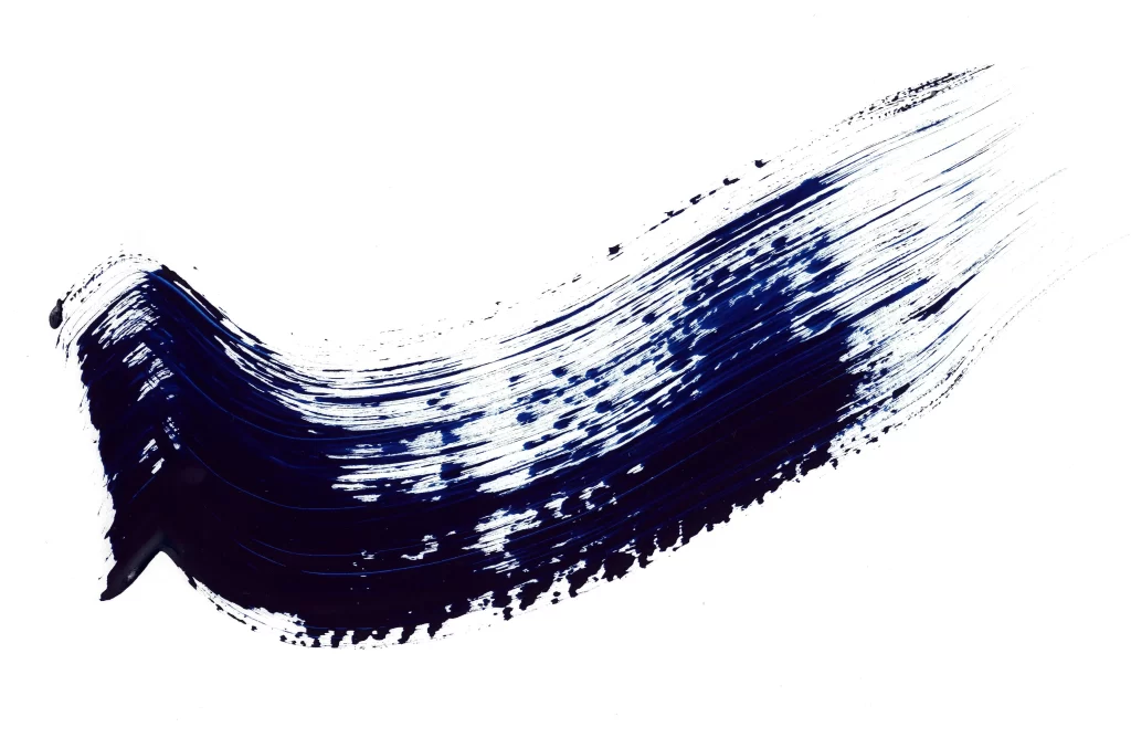 Dark Blue Ink Wash Gradient Flowing Horizontal