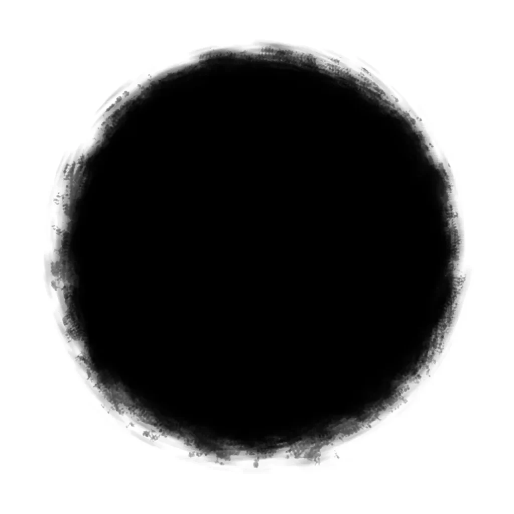 Dark Circle Gradient Soft Edge Blurred