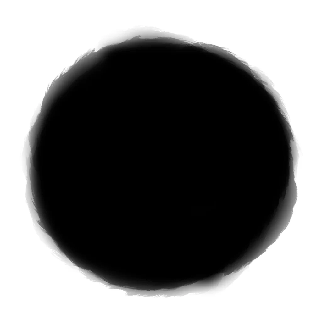Dark Circle Soft Edge Gradient Shadow