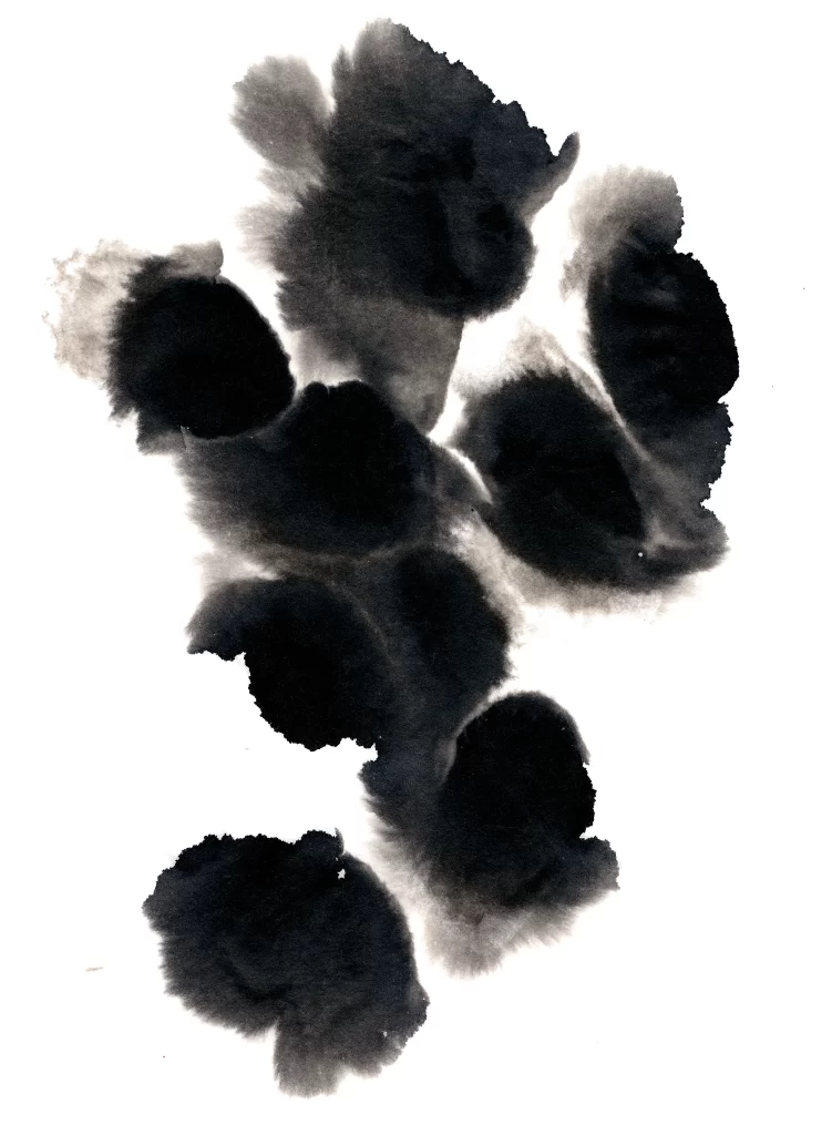 Dark Grayscale Blended Gradient Soft Flowing