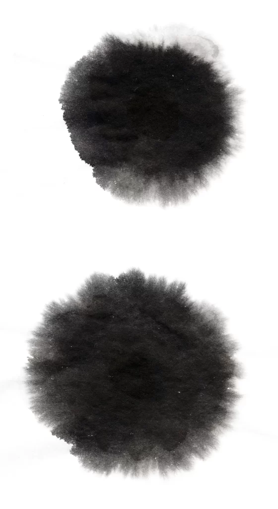 Dark Grayscale Gradient Blurred Circular Shapes