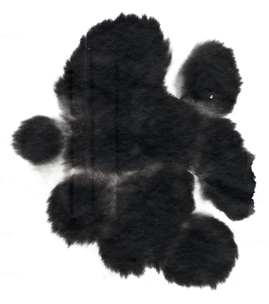 Dark Ink Wash Gradient Blended Soft