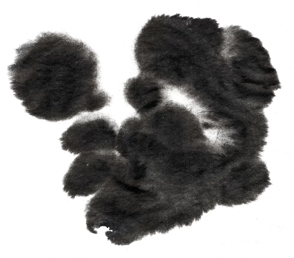 Dark Ink Wash Gradient Blended Textured
