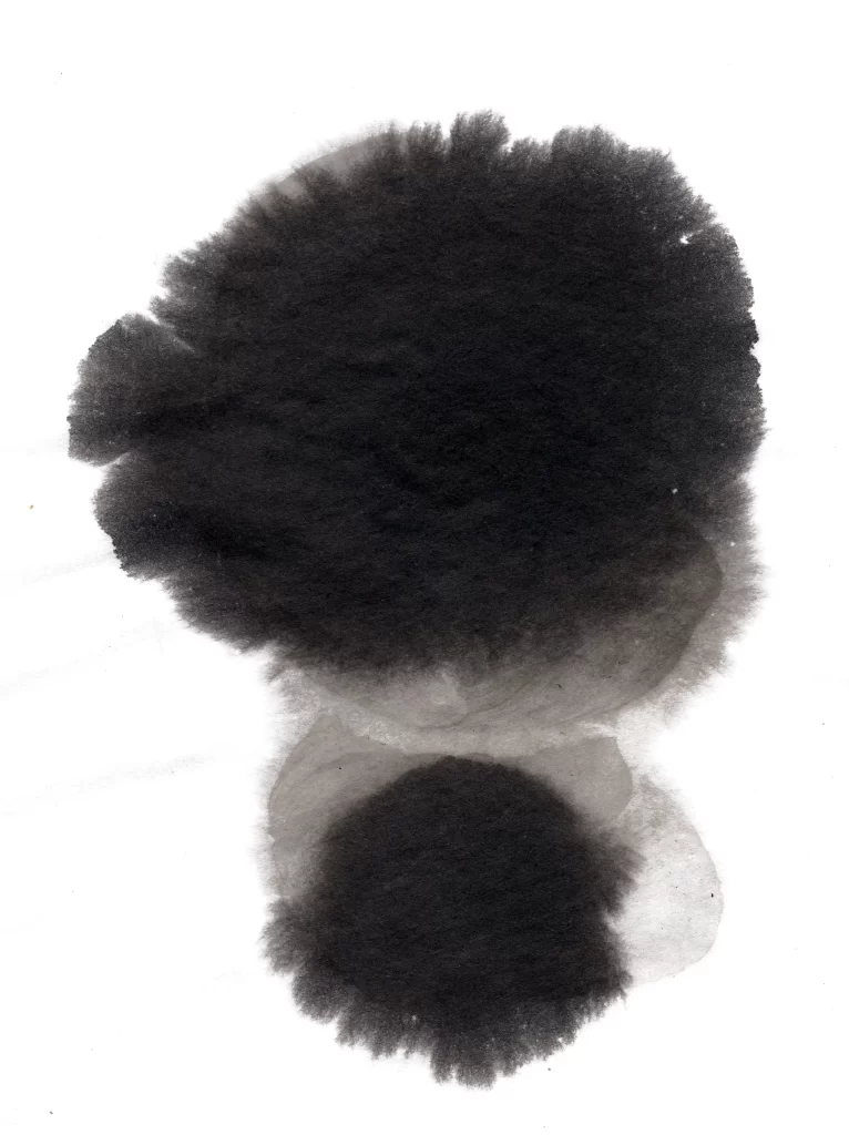 Dark Ink Wash Gradient Dense Flowing
