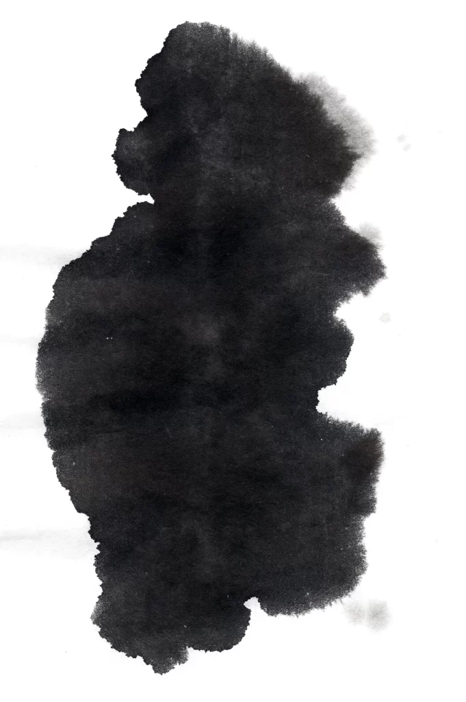 Dark Ink Wash Gradient Flowing Dense