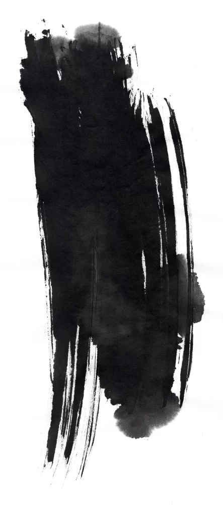 Dark Ink Wash Gradient Flowing Dense