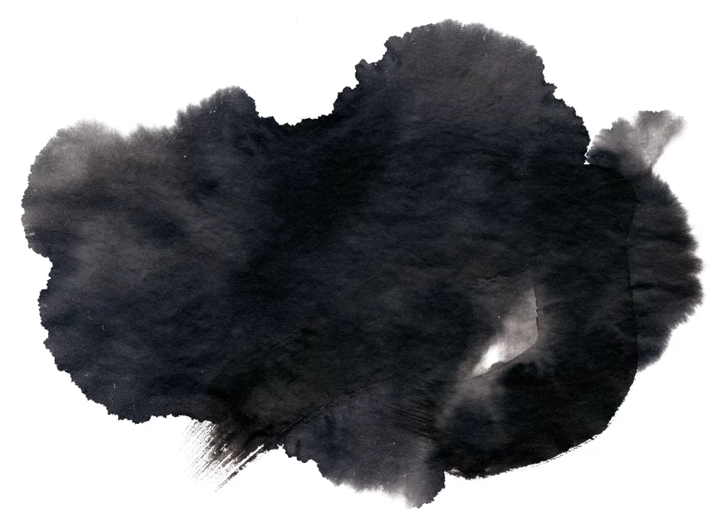 Dark Ink Wash Gradient Flowing Dense
