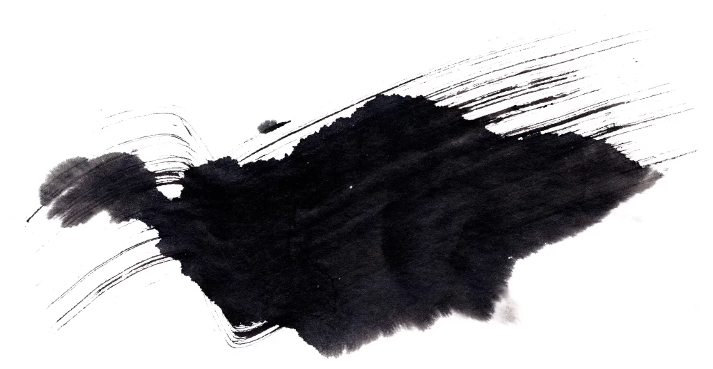 Dark Ink Wash Gradient Flowing Dense