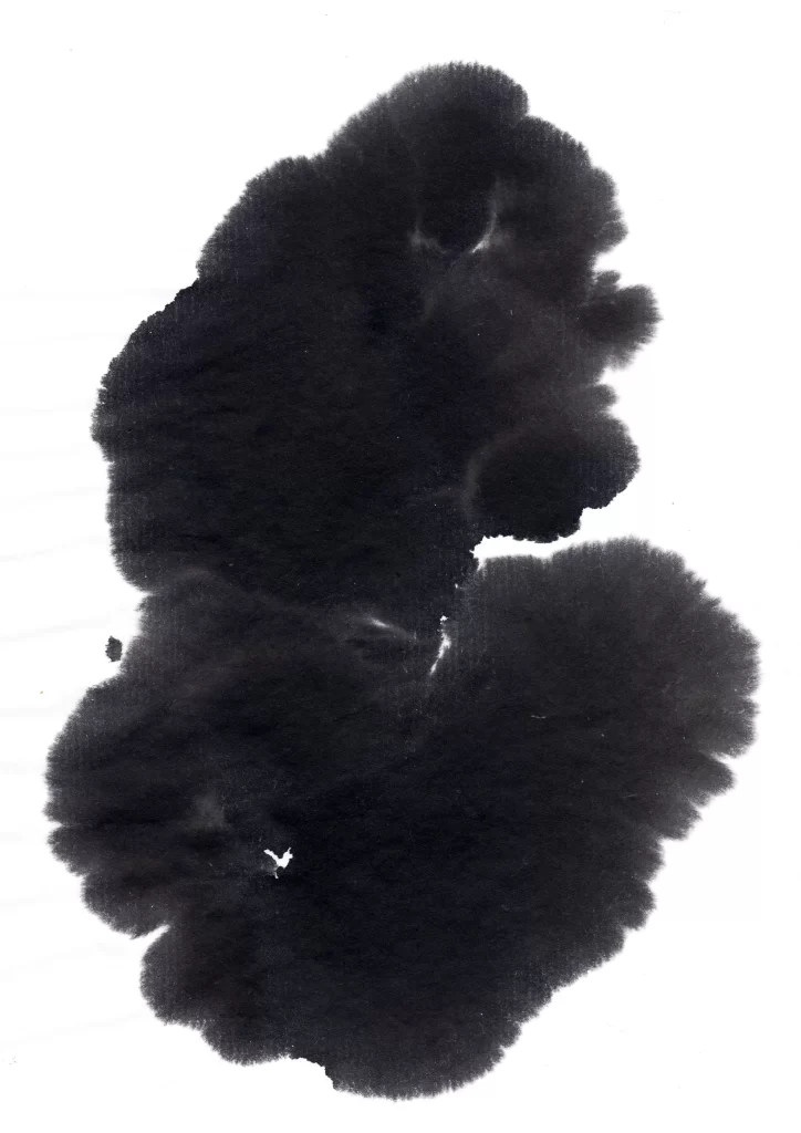 Dark Ink Wash Gradient Flowing Dense