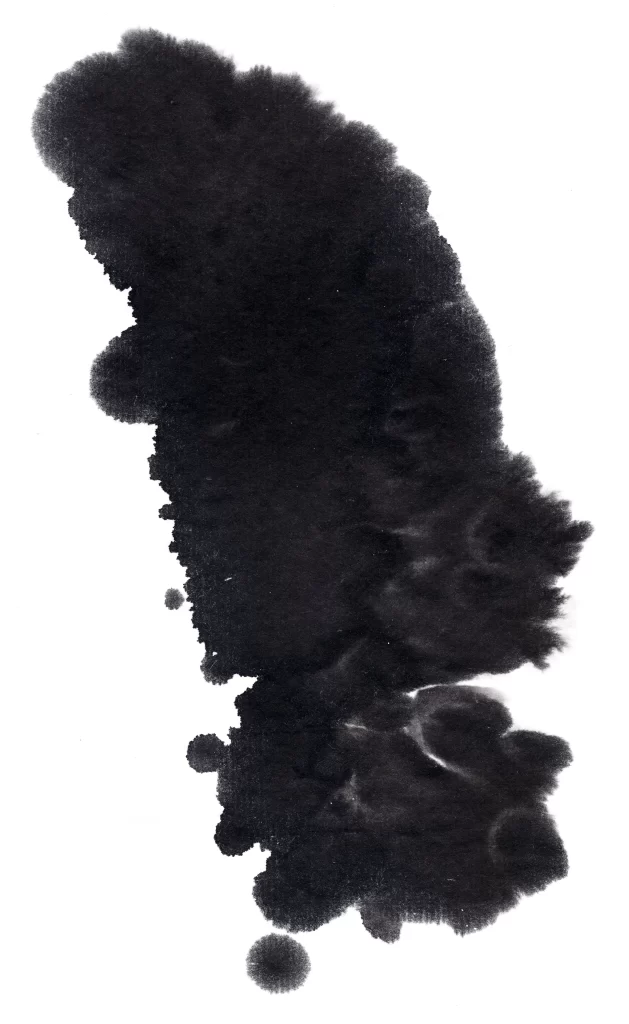 Dark Ink Wash Gradient Flowing Dense