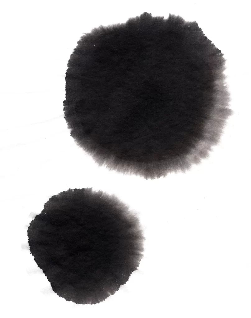 Dark Ink Wash Gradient Soft Blended