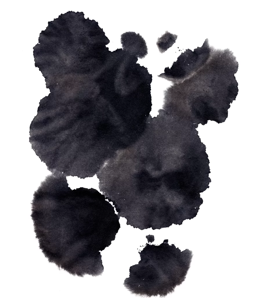 Dark Ink Wash Gradient Soft Blended
