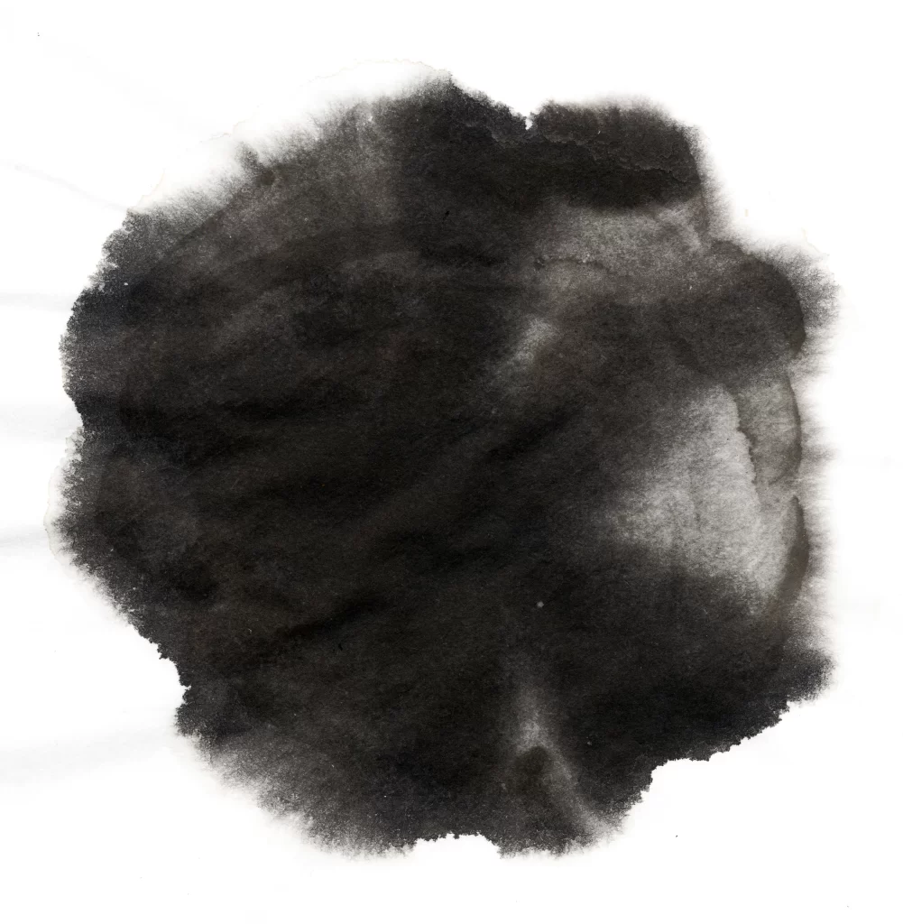 Dark Ink Wash Gradient Soft Blending