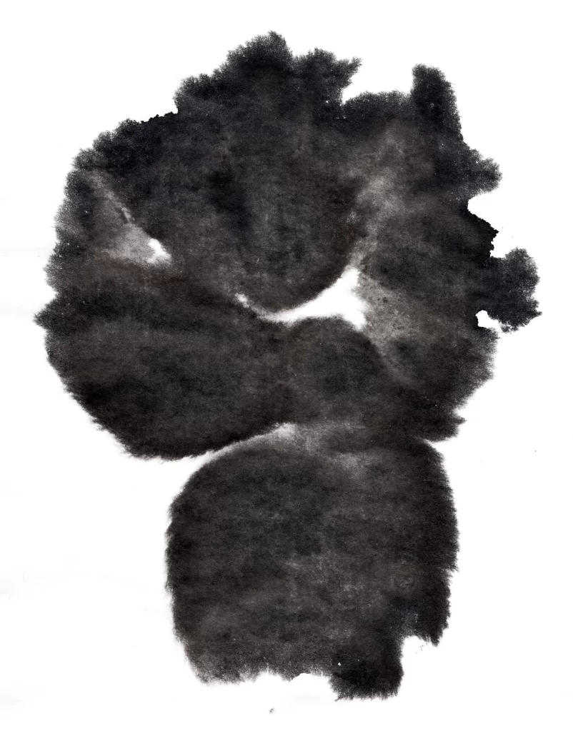 Dark Ink Wash Gradient Soft Blending