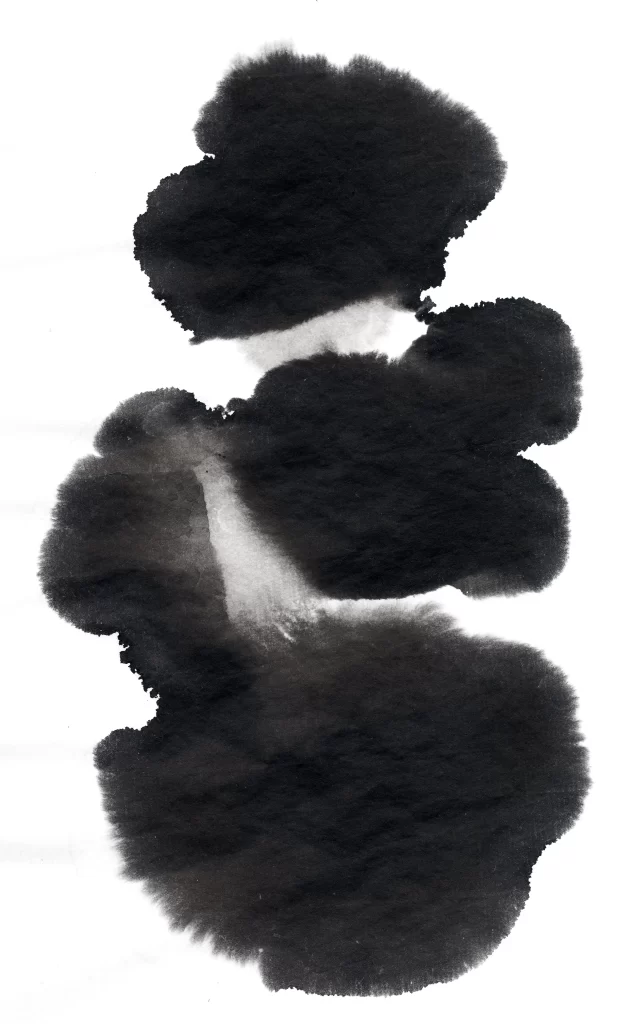 Dark Ink Wash Gradient Soft Blending