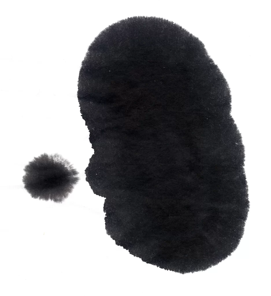 Dark Ink Wash Gradient Soft Flowing