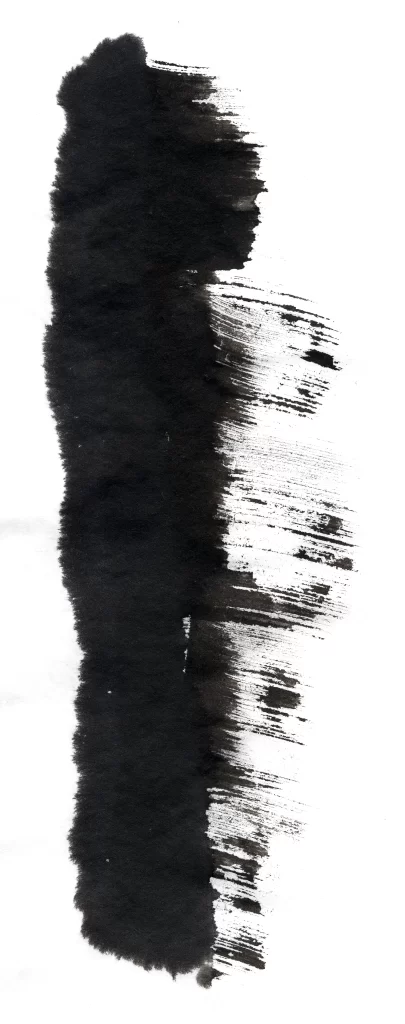 Dark Ink Wash Gradient Vertical Flowing