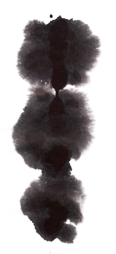 Dark Ink Wash Vertical Gradient Blended