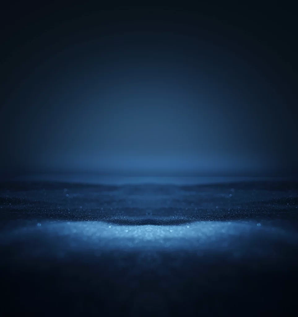 Darkness Blue Gradient Light Particles