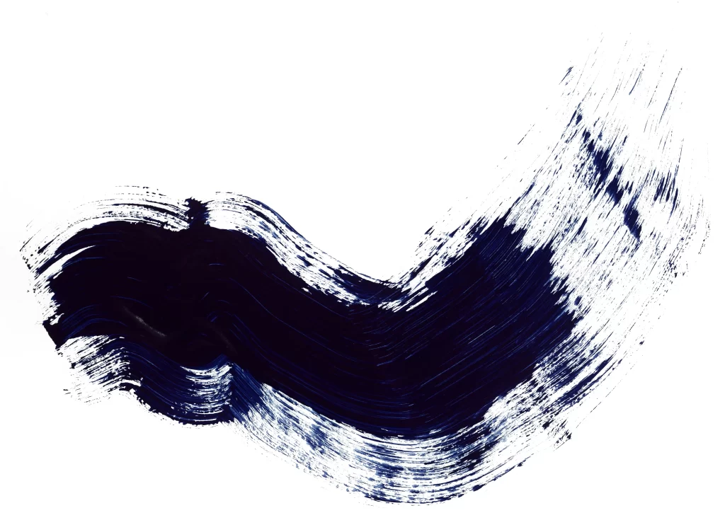 Deep Blue Flowing Horizontal Gradient