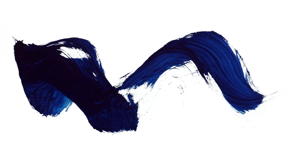 Deep Blue Flowing Stroke Dynamic Texture
