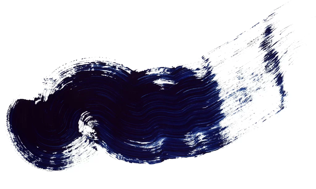 Deep Blue Gradient Flowing Horizontal Wave