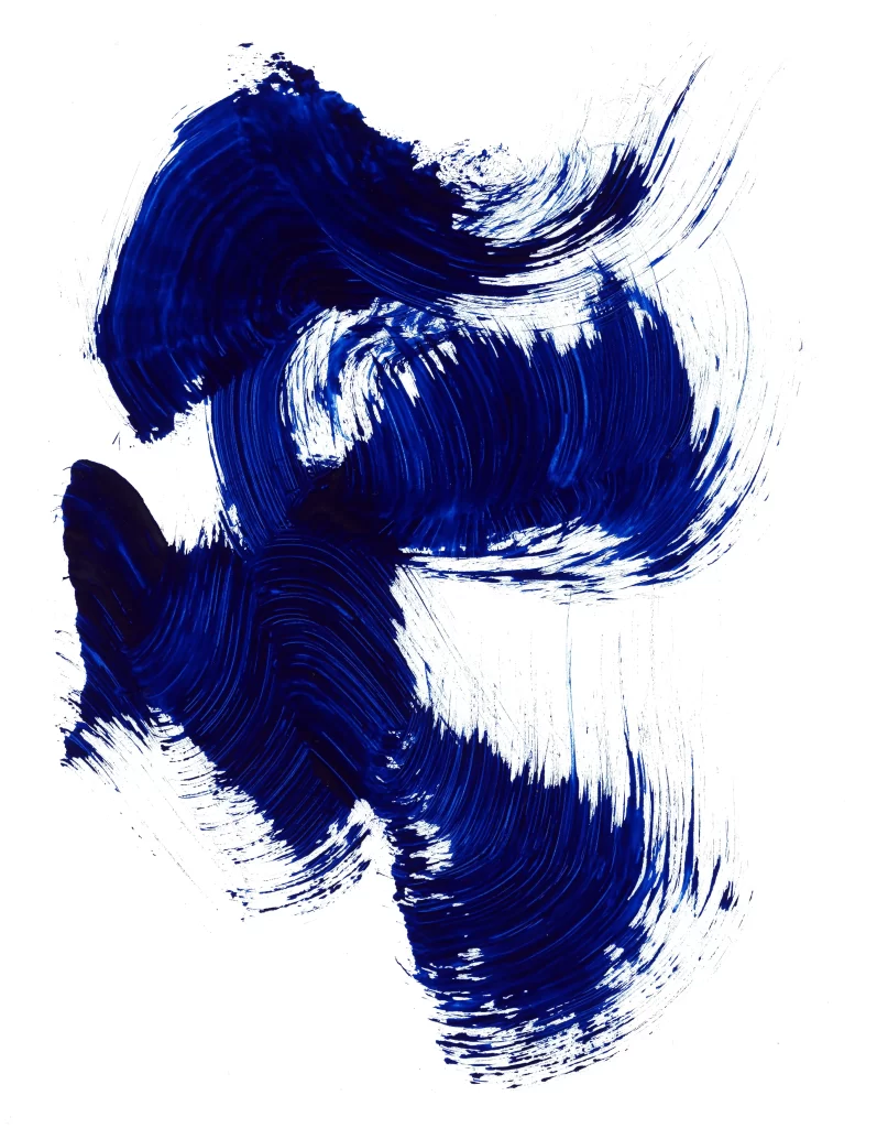 Deep Blue Swirls Dynamic Flowing Texture