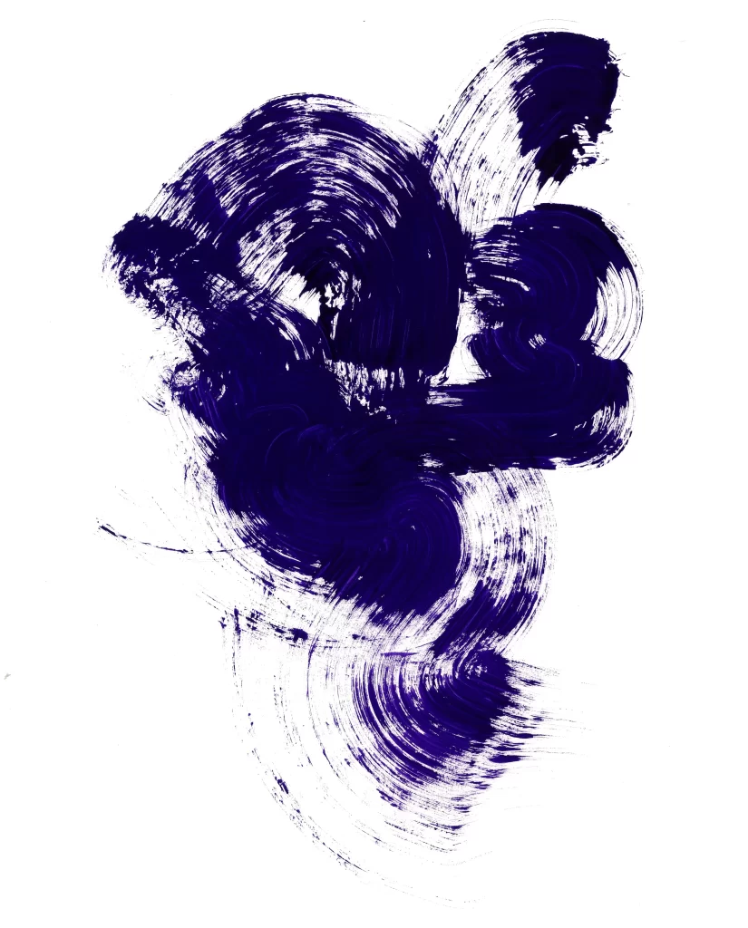 Deep Purple Swirls Fluid Dynamic Gradient Abstract