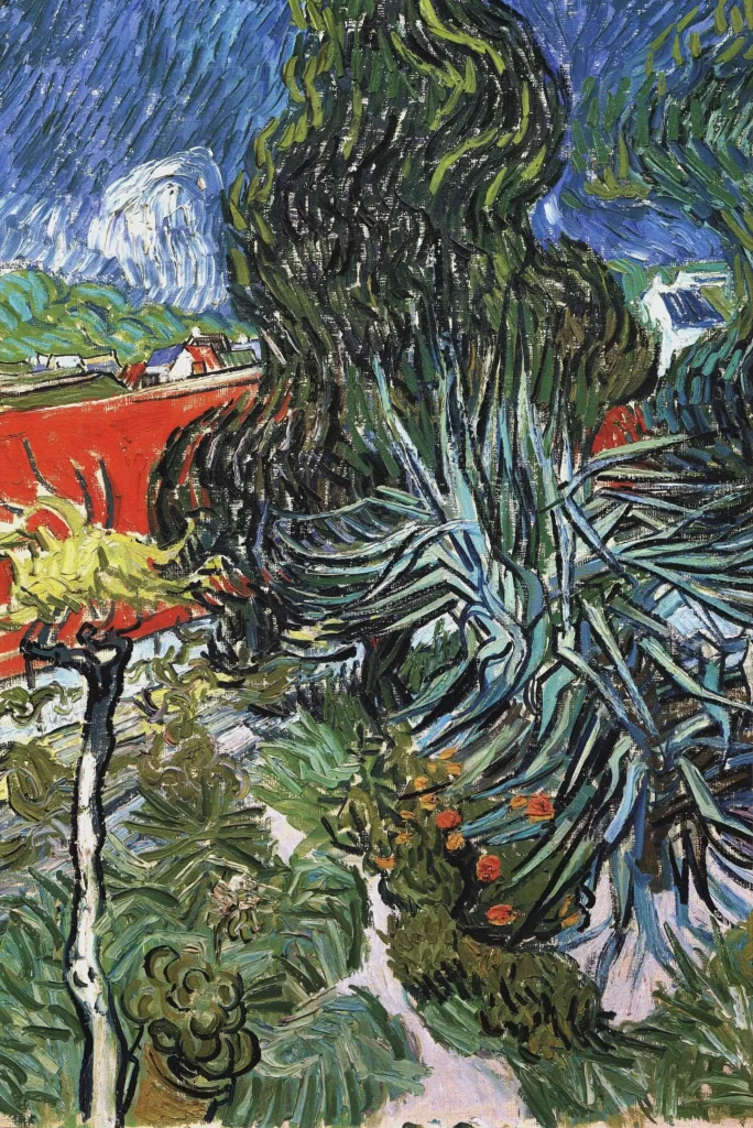 Doctor Gauchets Garden in Auvers Van Gogh