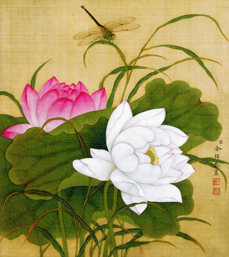 Dragonfly Lotus Yu Zhi
