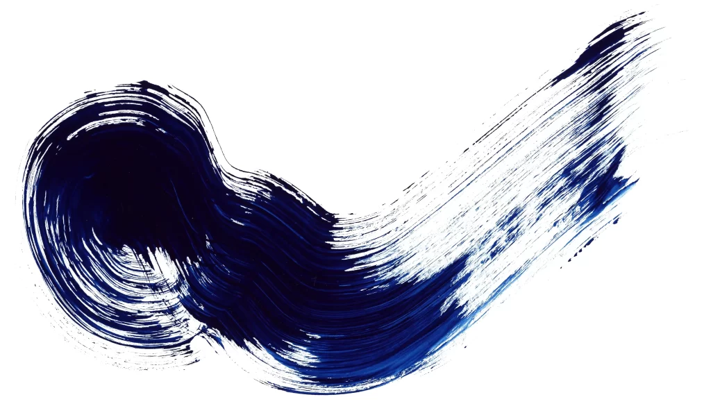 Dynamic Blue Gradient Flowing Circular Fluid