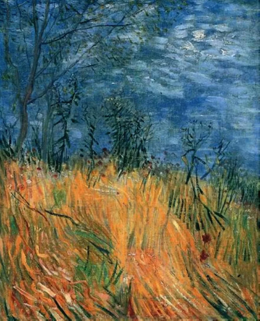 Edge of a Wheatfield with Poppies Van Gogh