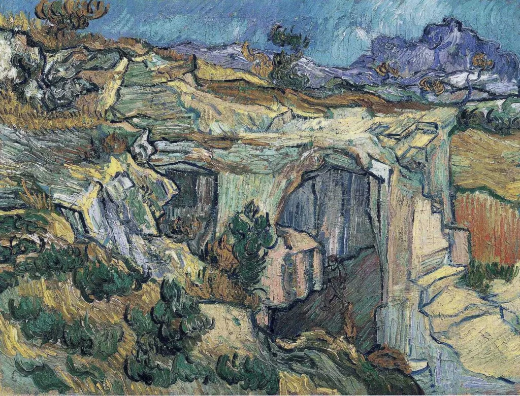 Entrance to a Quarry near Saint-Remy Van Gogh