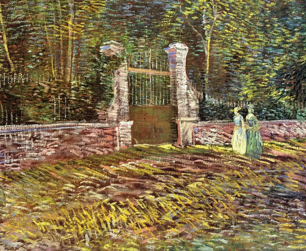 Entrance to the Park at Voyer-dArgenson in Asnieres Van Gogh